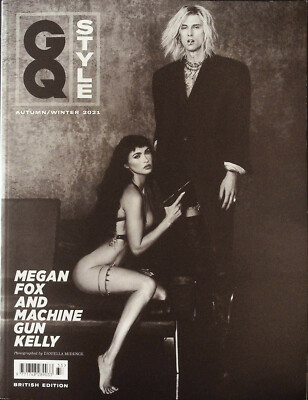 UK GQ STYLE #33 A/W2021 Rare Cover MEGAN FOX & MACHINE GUN KELLY Lev Tanju @NEW