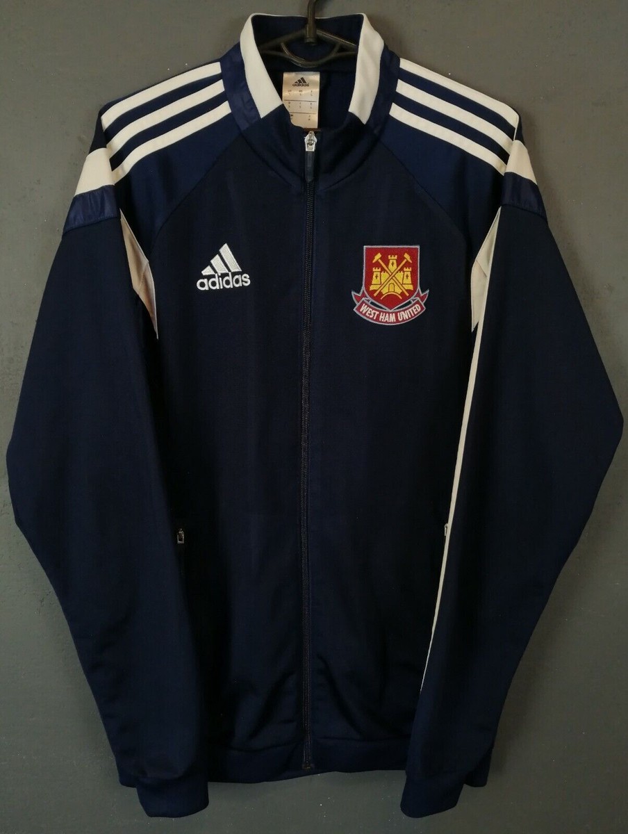 MEN'S ADIDAS FC WEST HAM UNITED 2013/2014 JACKET TRAINING SOCCER