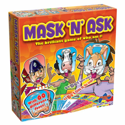 Mask 'n Ask - erraten Sie die Figur auf der Maske, die Sie tragen!
