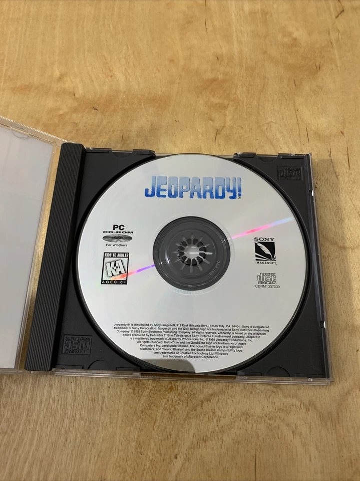 Jeopardy! Computer Game PC CD-Rom for Windows - Image 2 of 3