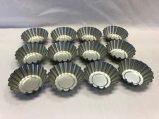 Fox Run Deep Tart Tin, Tin-Plated Steel, 3.5-Inch (Lot of 12)