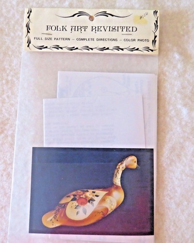 RITA MARTIN ROSE BACK FOLK ART DECOY PAINTING PATTERN PACK - Picture 2 of 2