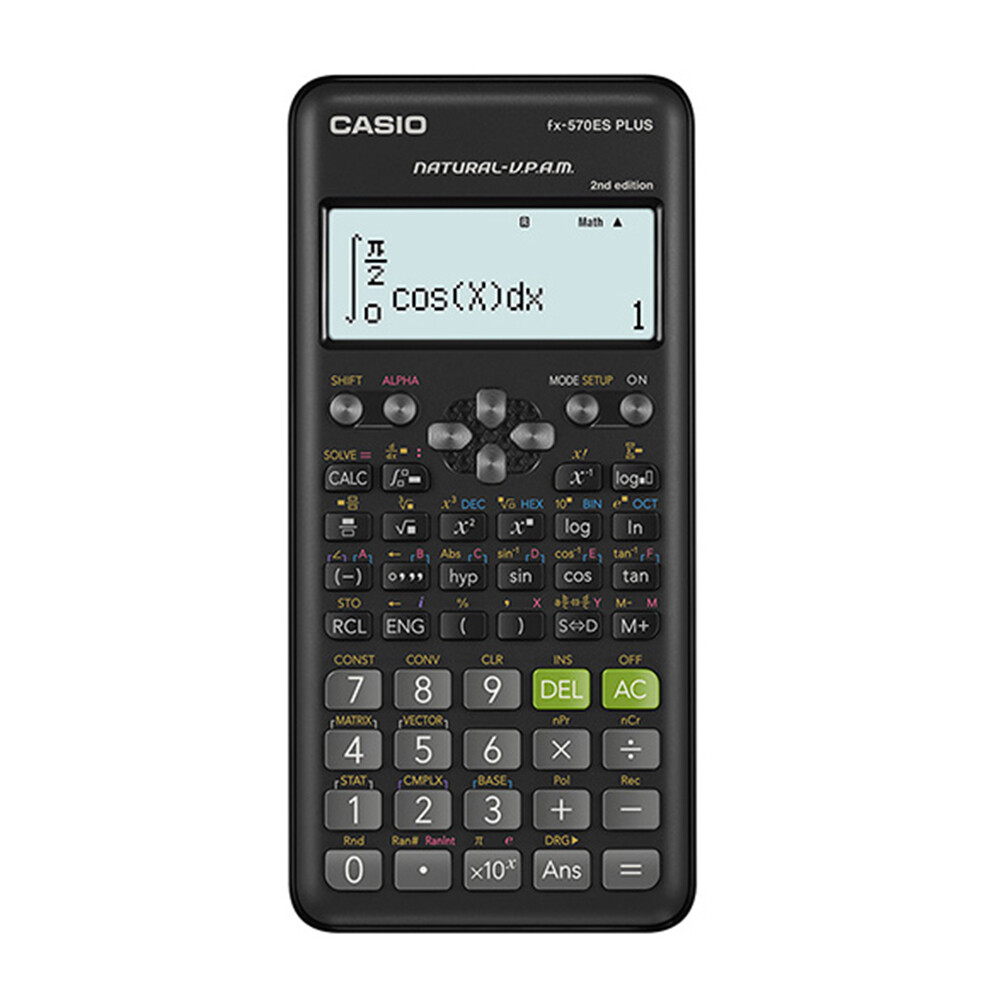 Casio Fx-570es Plus 2-line Display Scientific Marix Vector
