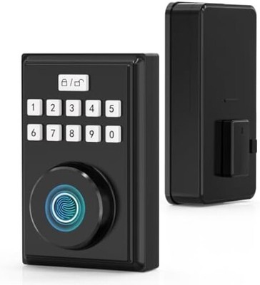 Fingerprint Door Lock, Keyless Entry Door Lock for Front with Code, Deadbolt Loc