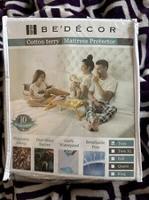 Bedecor Cotton Terry Mattress Protector (Twin)