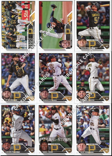 2023 Topps Series 1 & 2 Complete Team Set – PIRATES (22 cards) Hayes, McCutchen - 第 1/3 張圖片