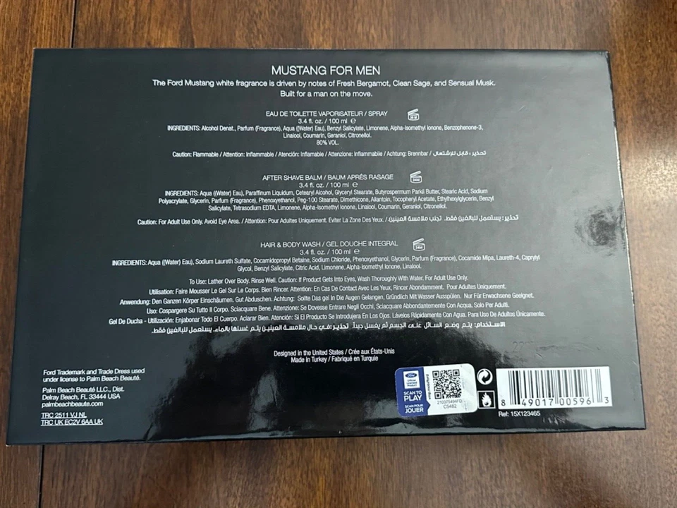 Белый от Ford Mustang-3 изделия бокс-сет - новый - Изображение 2 из 2