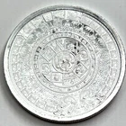 1/4 oz Aztec Calendar .999 Fine Silver Round Bullion Golden State Mint - 13