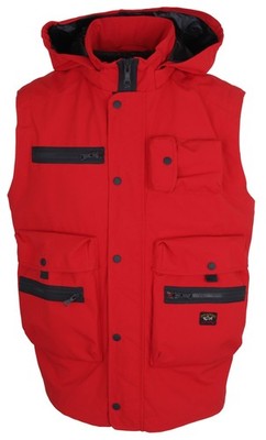 Paul & Shark YACHTING Herren Outdoor Weste RE-4x4 Stretch TYPHOON 20000 Rot