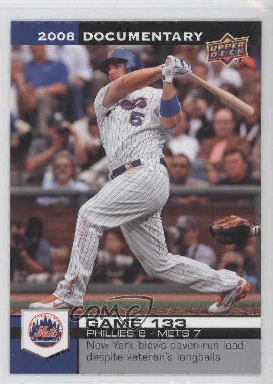 2008 Upper Deck Documentary David Wright #3954 0x9