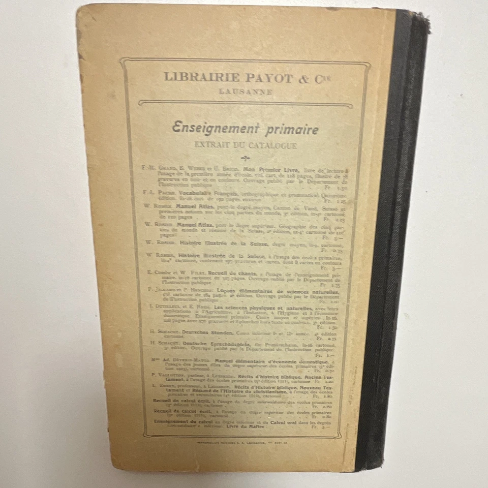 F.-L. Pasche Vocabulaire français orthographique et grammatical 16e éd. 1914 - Photo 2/2