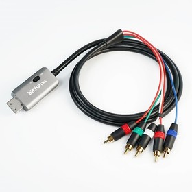 Dreamcast Component Cable Adapter Supports RGBS/VGA to Component Video (3RCA)