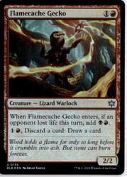 Flamecache Gecko #135 Uncommon Foil Bloomburrow MTG