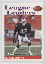 1992 Fleer League Leaders Ronnie Lott #462 HOF 2e9