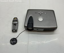 Dell 3200 MP Gray Home Theater Multimedia Projector With Remote Not Tested