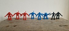 Vintage Arco Rogun Roboter Miniaturen Lot Konvolut 8 Galaxy Laser Team Tim Mee