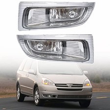 2-Pack Fog Lights Assembly with Bulbs Driver and Passenger Side Replacement