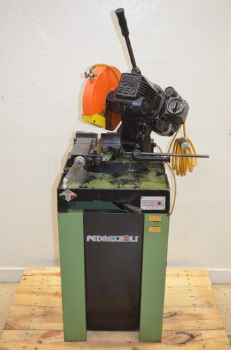 Pedrazzoli Brown 250 Manual 10" Cold Saw w/ Coolant Pump, 110 Volts 1.2HP Unit 2