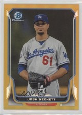 2014 Bowman Chrome Gold Refractor 43/50 Josh Beckett #220 0u7