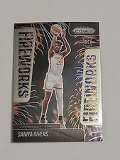 2025 Panini Prizm WNBA #1 Saniya Rivers - Fireworks RC - Connecticut Sun