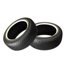 2 X Vogue Cbr Gold Stripe 21570r15 103h Xl Tires