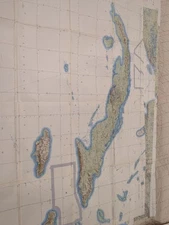 1964 CUBA & JAMAICA Operational Navigation Chart ONC-J-26 Vintage 41x57