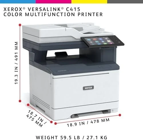 Xerox VersaLink C415 A4 40ppm Colour Duplex Laser Printer + Scanner + Fax - Image 2 of 4