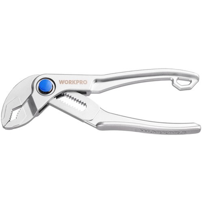 #ad WORKPRO 4 inch Water Pump Plier Groove Joint Plier Adjustable Tongue 15 Position $17.99