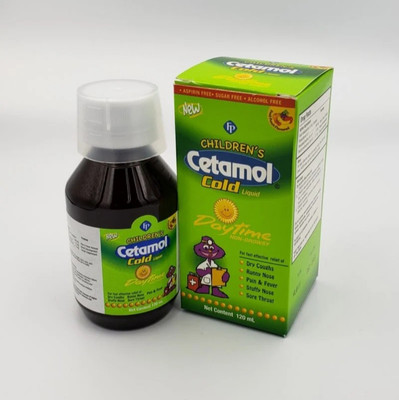 Children Cetamol Cold Liquid (Day-time) 60ml (Pack of 2)