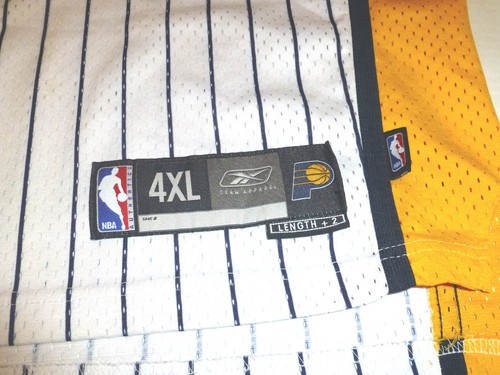 VTG Reebok Jermaine O'Neal #7 Indiana Pacers Stitched Jersey Size: 4XL READ - Picture 5 of 7