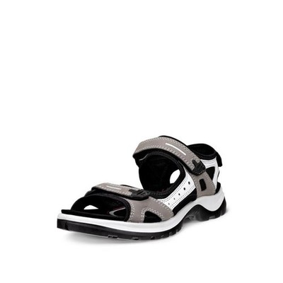 Ecco Damen Sandalen Trekkingsandalen Offroad Yucatan Women titanium grau Leder