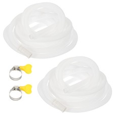 2Set 19.68ft Air Conditioner Drain Universal AC Drain Connector Hose with Clamp