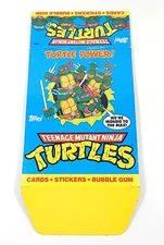 1989 Topps Teenage Mutant Ninja Turtles TMNT Series 1 Empty Display Box