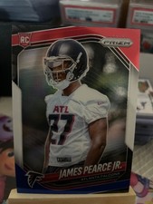 James Pearce Jr 2025 NFL Prizm Red White Blue!!