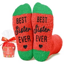 Christmas Gifts Socks for Women - Secret Santa Socks Xmas Stocking Stuffers f...