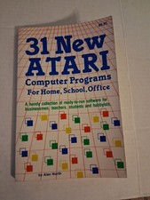 31 New Atari Computer Programs For Home, School  Office 1983 Paperback Book