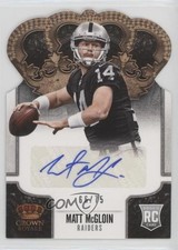 2013 Crown Royale Retail Bronze Die-Cut Signatures 66/75 Matt McGloin Auto ii1