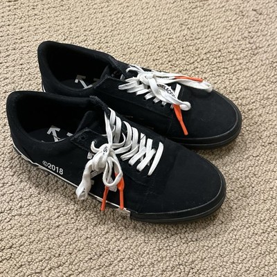 Off-White Vulcanized Low Black, Size 43