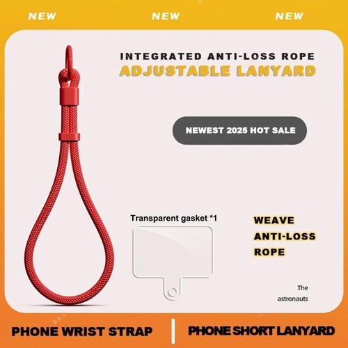 Universal Phone Wrist Strap Handwoven Anti-Lost Bracelet Phone Lanyard - Photo 7 sur 20
