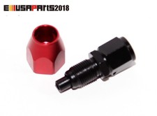 Universal AN-4 AN4 0Degree Swivel Fuel Oil Gas Line Hose End Fitting Adapter Red