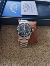 Squale Y1545 Automatic Watch Black Dial Stainless Steel Bracelet