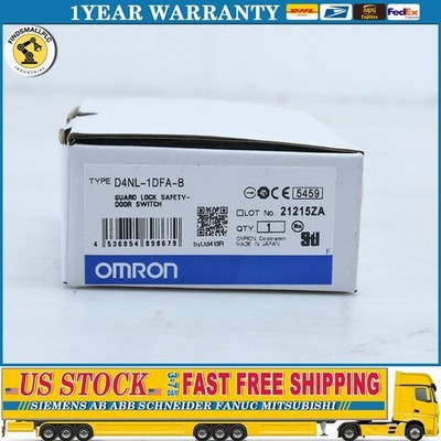 1PC New IN BOX OMRON D4NL-1DFA-B Guard Lock Safety-Door Switch US Free TAX