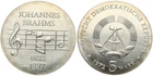 Germany-GDR 5 Mark Commemorative Coins 1968-1990 A-Different Years