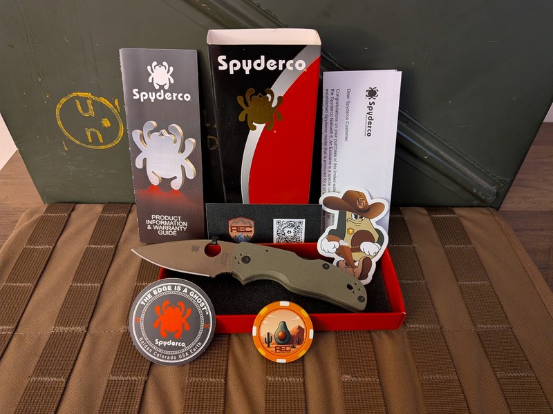 Spyderco Native 5 REC Exclusive CTS 204P Avocado