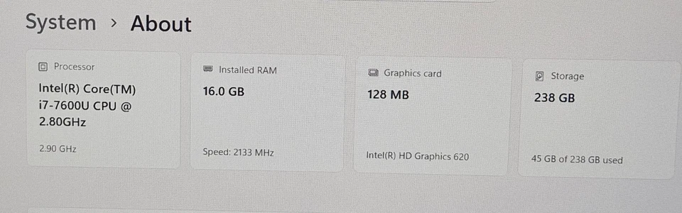 Dell Latitude 7280 · i7-7600U · 16GB · 256GB, photo 4 of 5