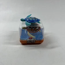 New Zuru Robo Alive Robotic Swimming Turtle Robo Turtle Orange/Brown BONUS DEMO