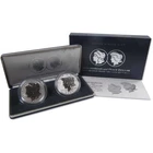 2025 Morgan and Peace Dollar Reverse Proof Two-Coin Set OGP COA