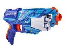 Nerf Elite Disruptor Blaster - 6-Dart Rotating Drum Slam Fire Foam Darts Toy