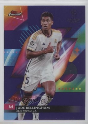 2023 Finest UEFA Club Competitions Purple Refractor 11/299 Jude Bellingham ht1