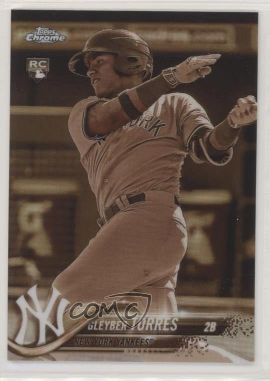 2018 Topps Chrome Sepia Refractor Gleyber Torres #31 Rookie RC 7a6